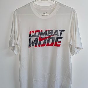 Nike “Combat Mode” White Short Sleeve T-Shirt